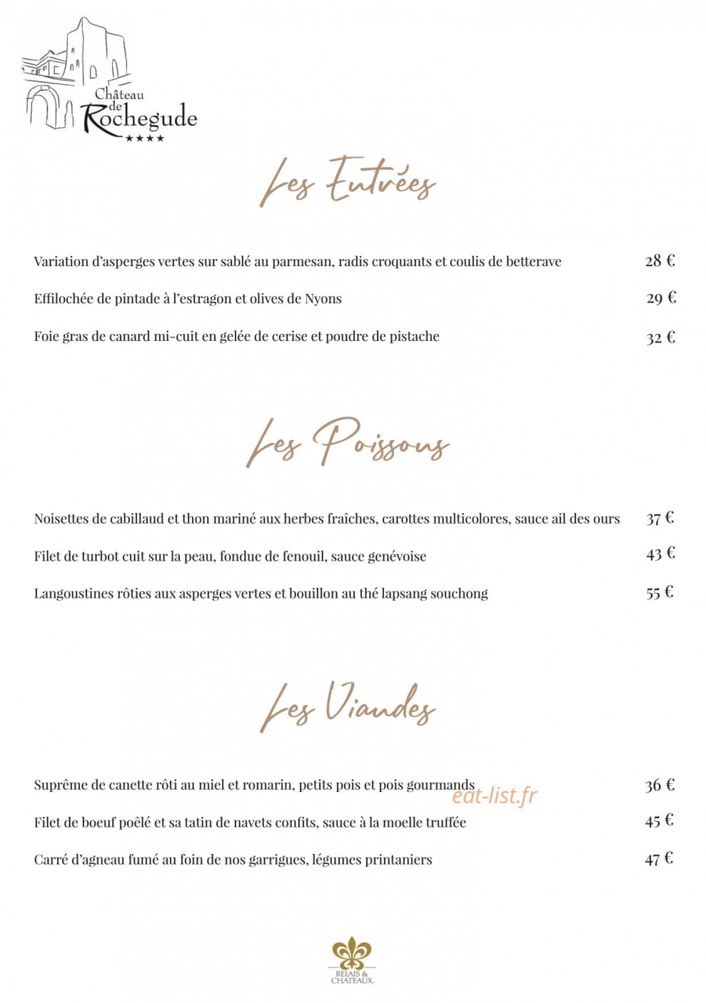 La Table de Rochegude — carte page 1