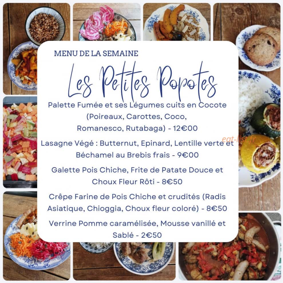Les Petites Popotes — carte page 1