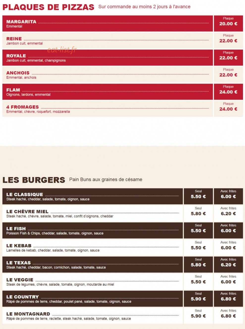 La petite faim — carte page 4