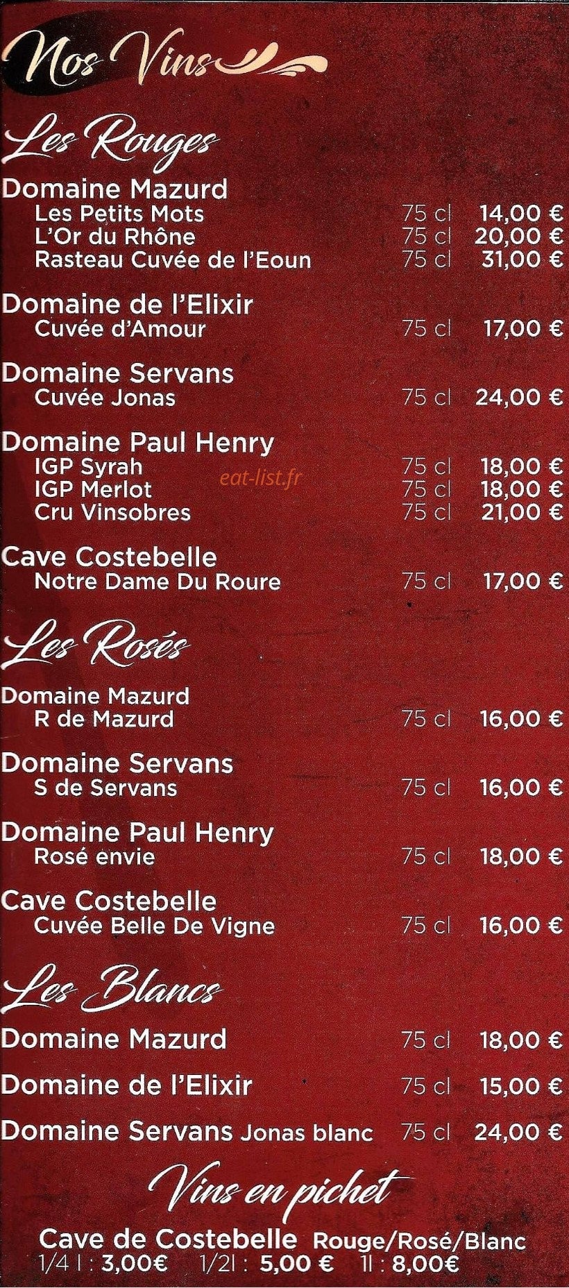 Cote Cours — carte page 4
