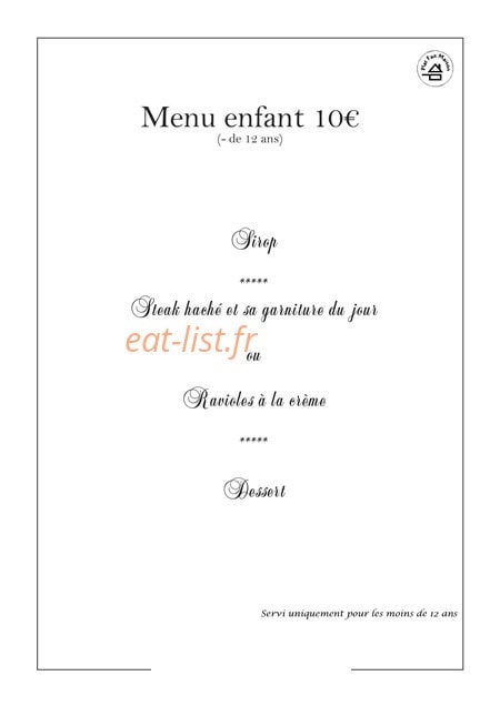 Le Vieux Four — carte page 2