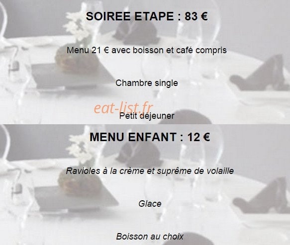 Sous Les Pins — carte page 4