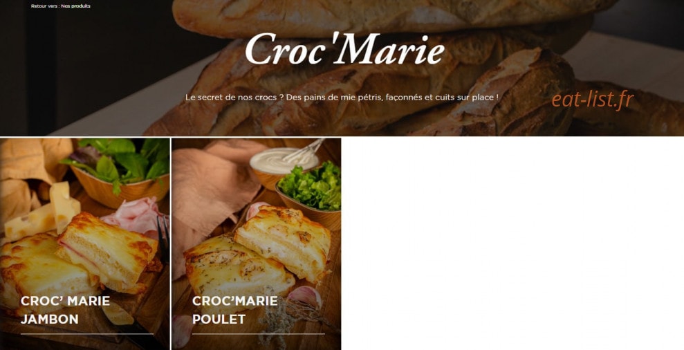 Boulangerie Marie Blachère — carte page 12