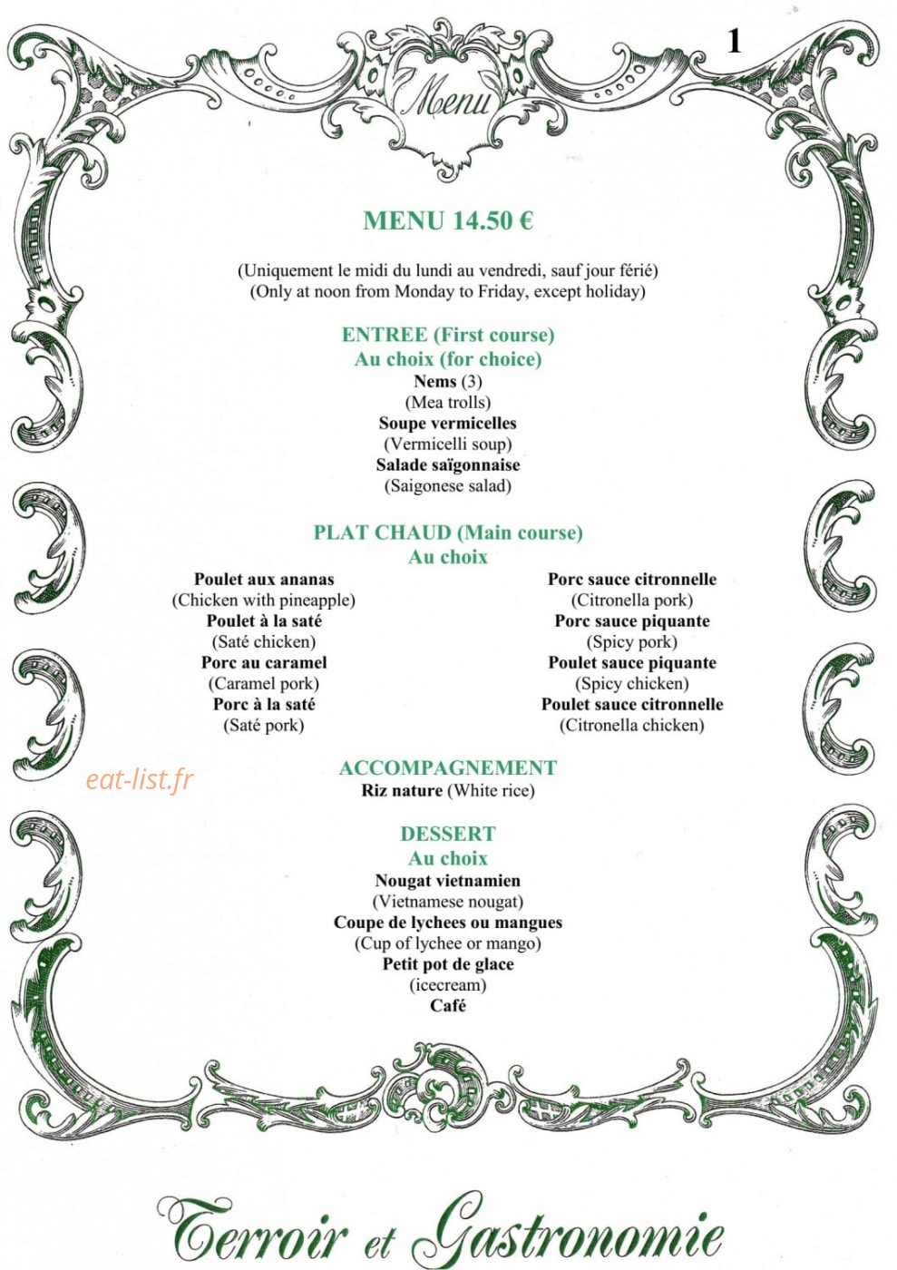 Lam — carte page 1