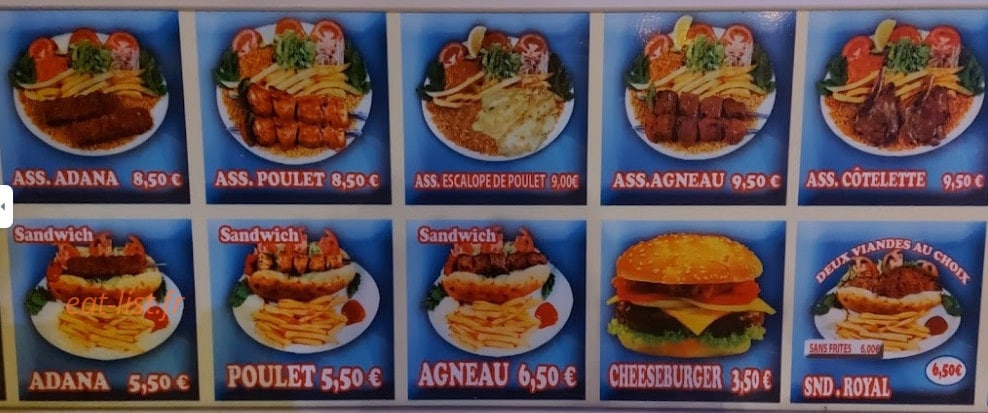 Atlantic Kebab — carte page 1