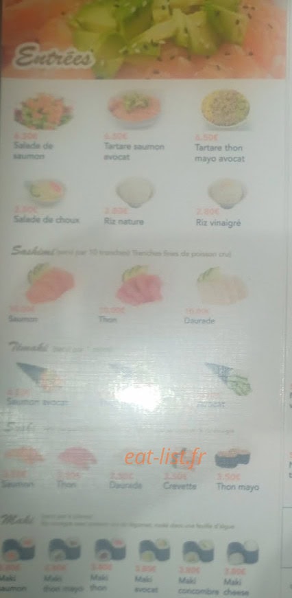 Bar Restaurant asiatique — carte page 2
