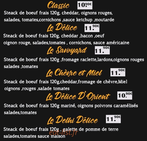 Délices du monde — carte page 7