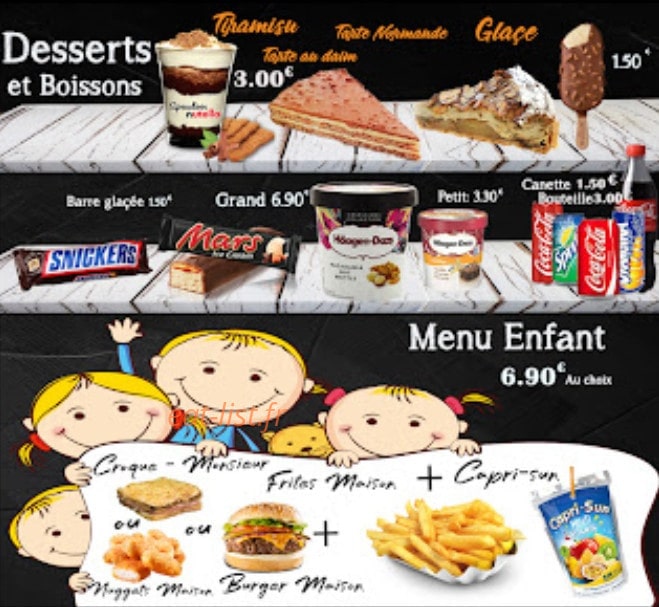 Délices du monde — carte page 9