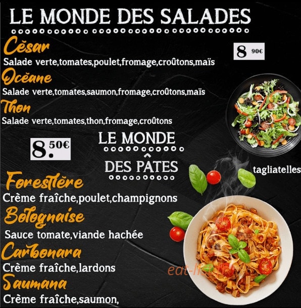 Délices du monde — carte page 5