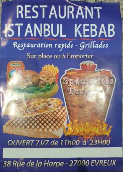 Fast-food Istanbul — carte page 1