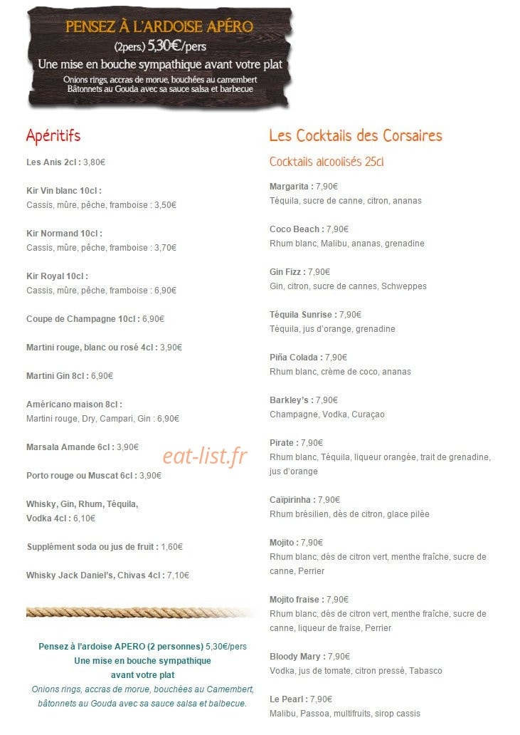 Le Barkley's Pearl — carte page 4