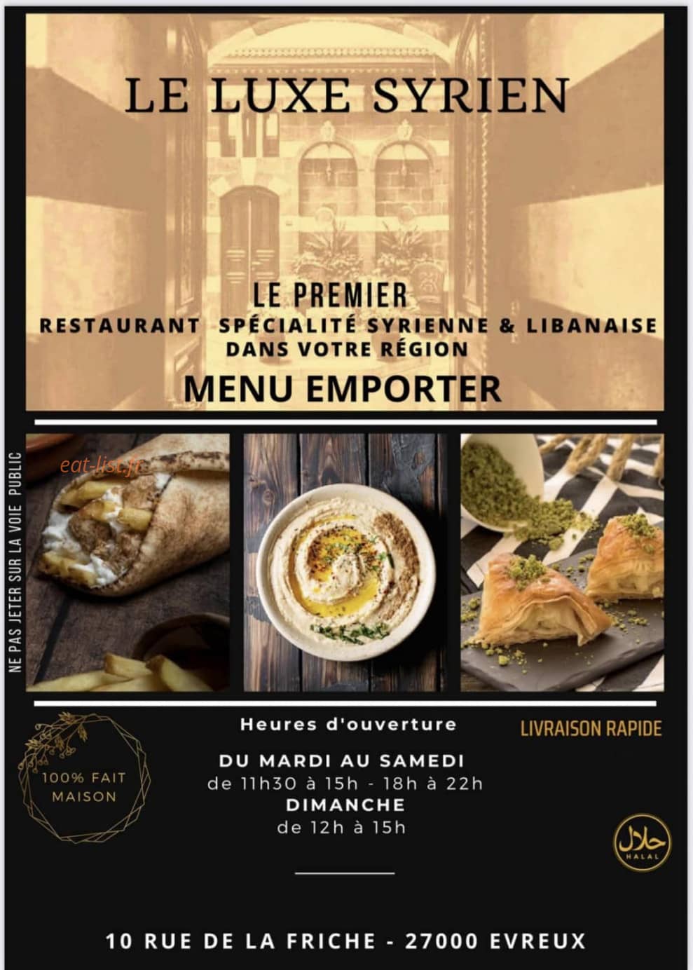 Le luxe — carte page 1