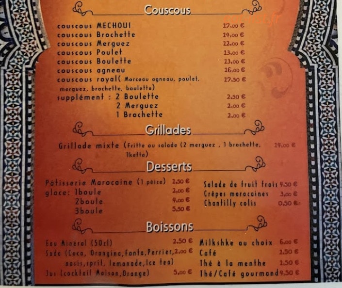 Le Nomade — carte page 2