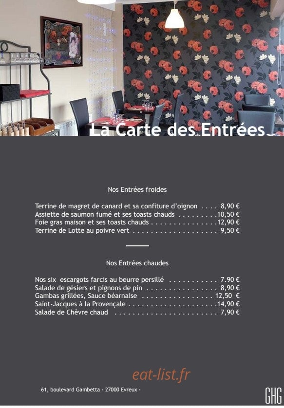 Le paris deauville — carte page 6