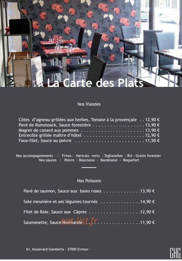 Le paris deauville — carte page 8