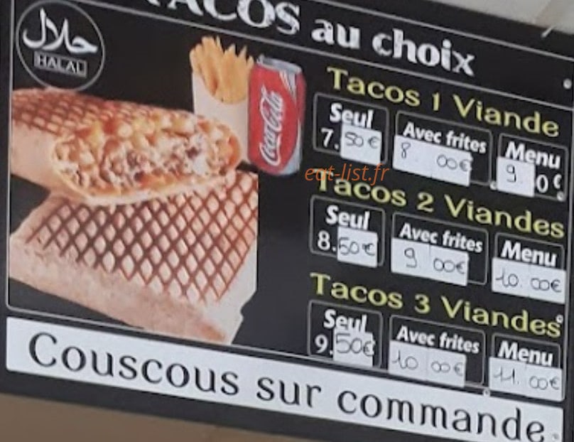 Les Andalouses — carte page 1