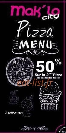 LisBoa Pizza — carte page 1