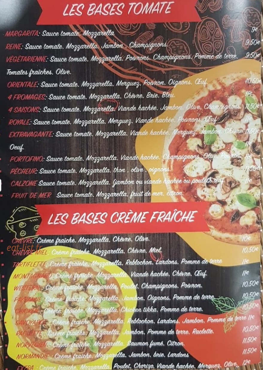 Pizza'wish — carte page 3