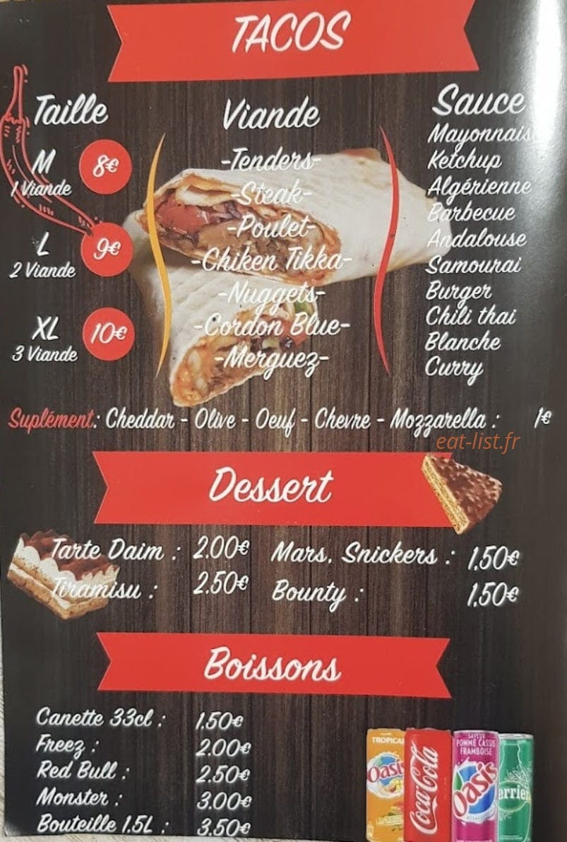 Pizza'wish — carte page 4