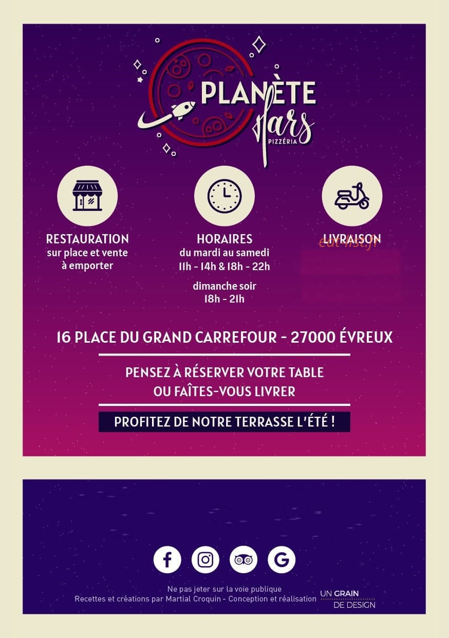 Planète Mars — carte page 6