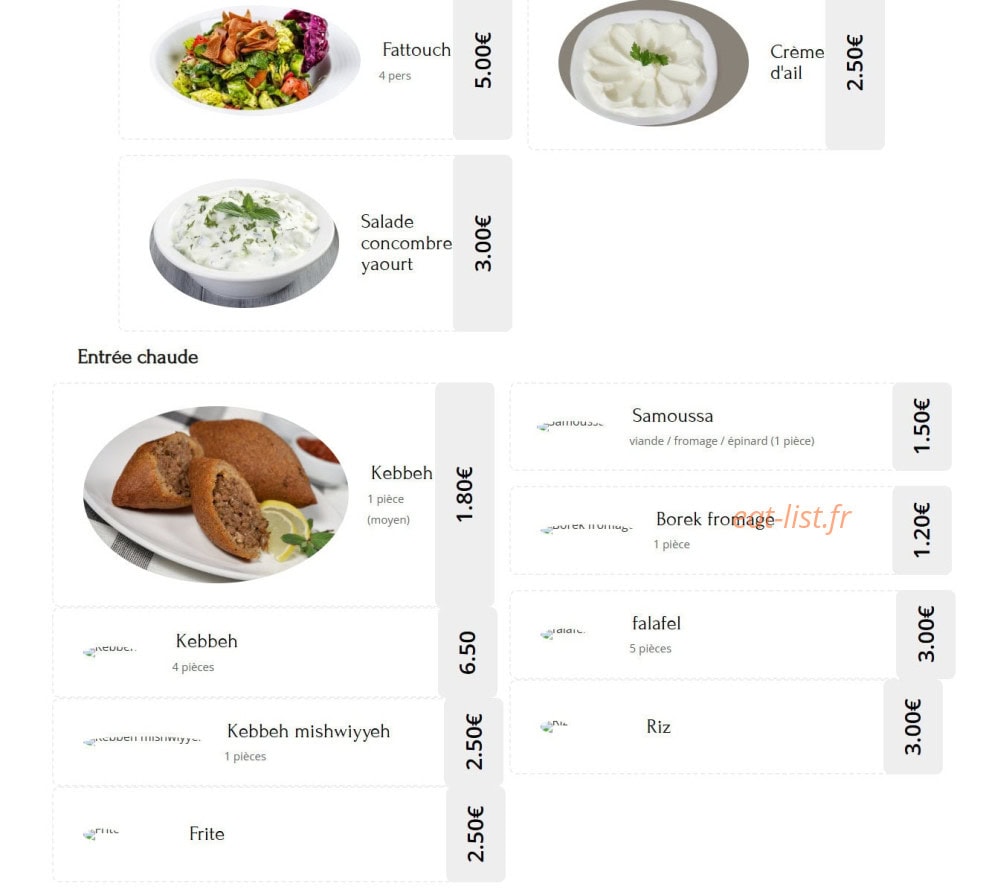 Porto Al Sham — carte page 2