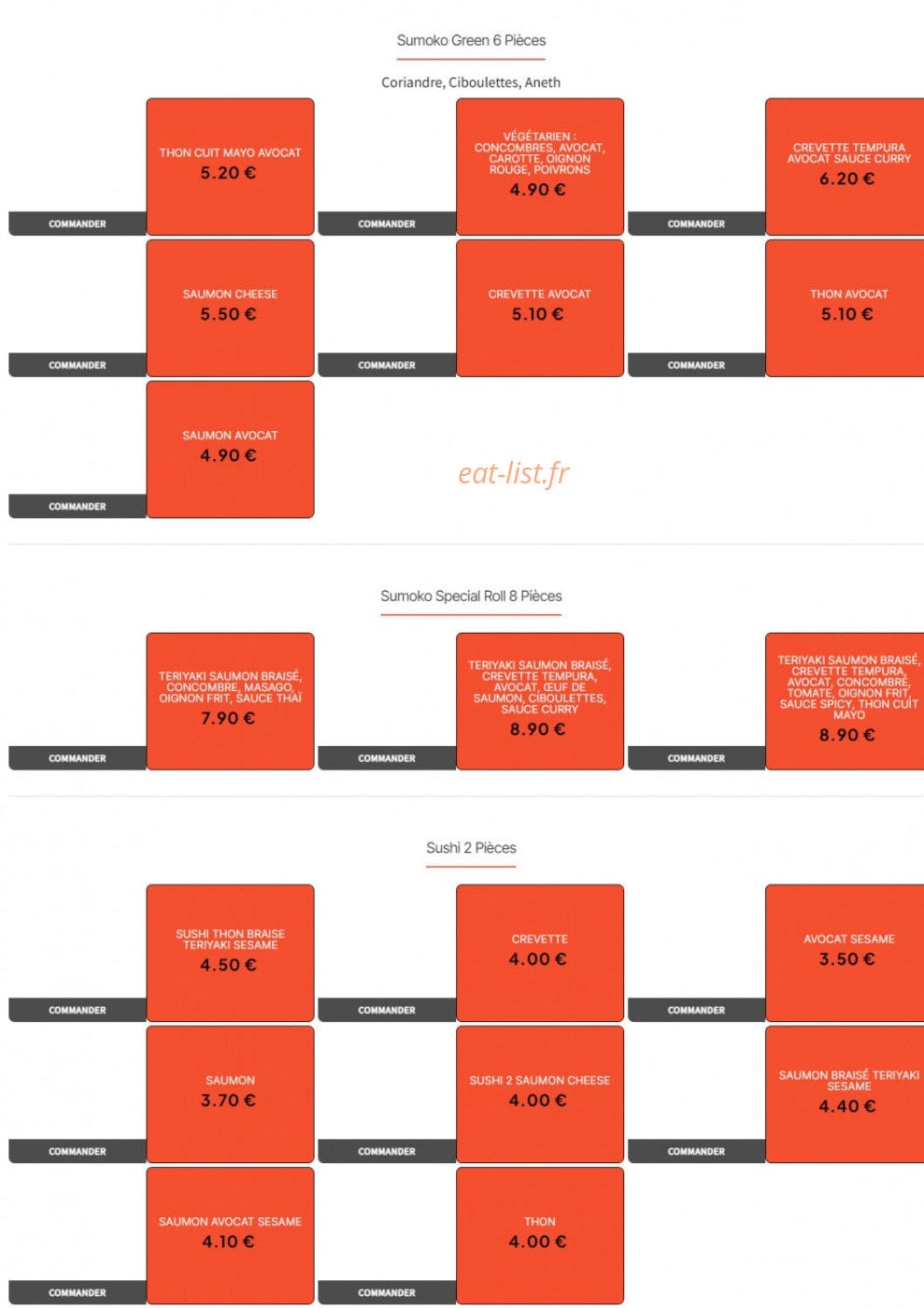 Sumoko — carte page 14