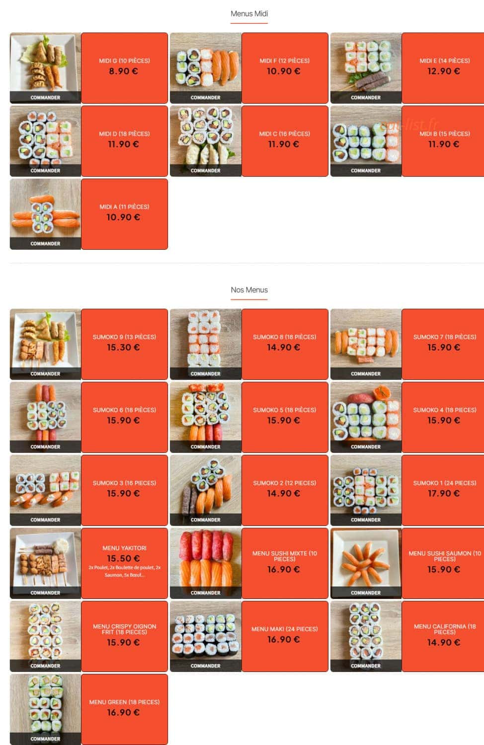 Sumoko — carte page 4