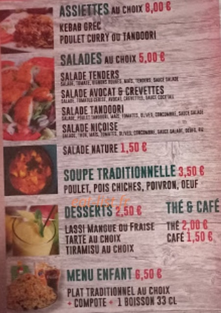 The Best Food House — carte page 2