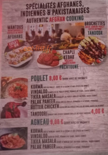 The Best Food House — carte page 3