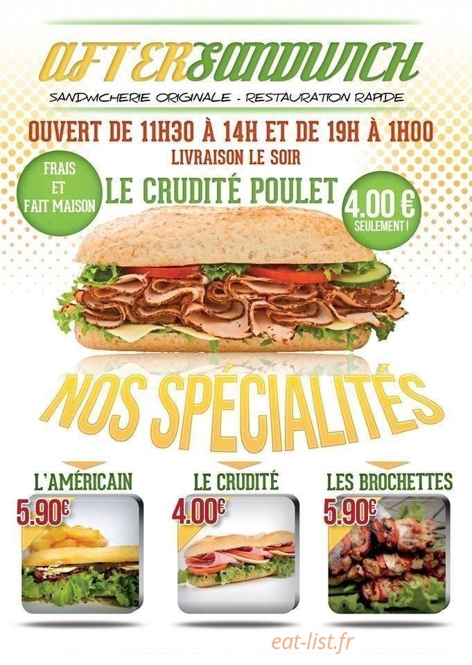 After sandwich — carte page 1