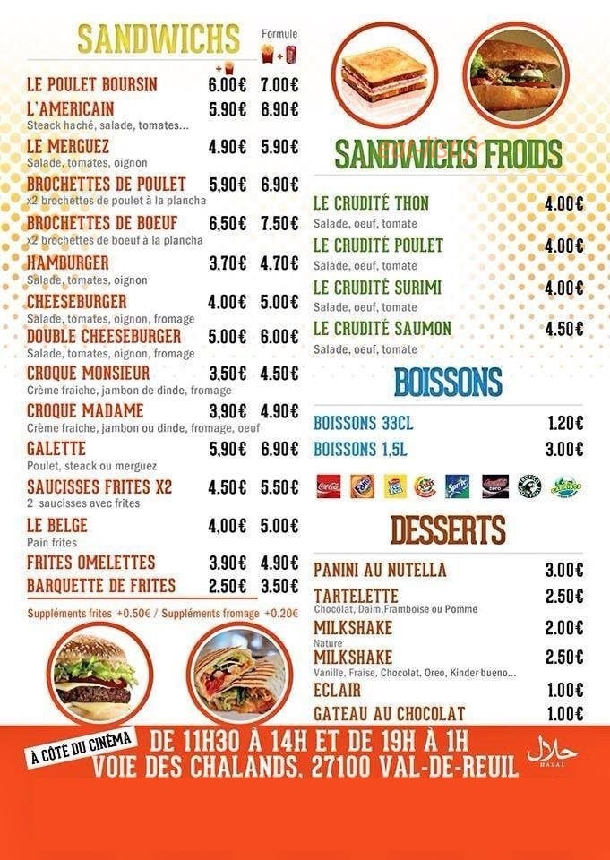 After sandwich — carte page 2