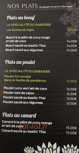 Le Sabaidee — carte page 4
