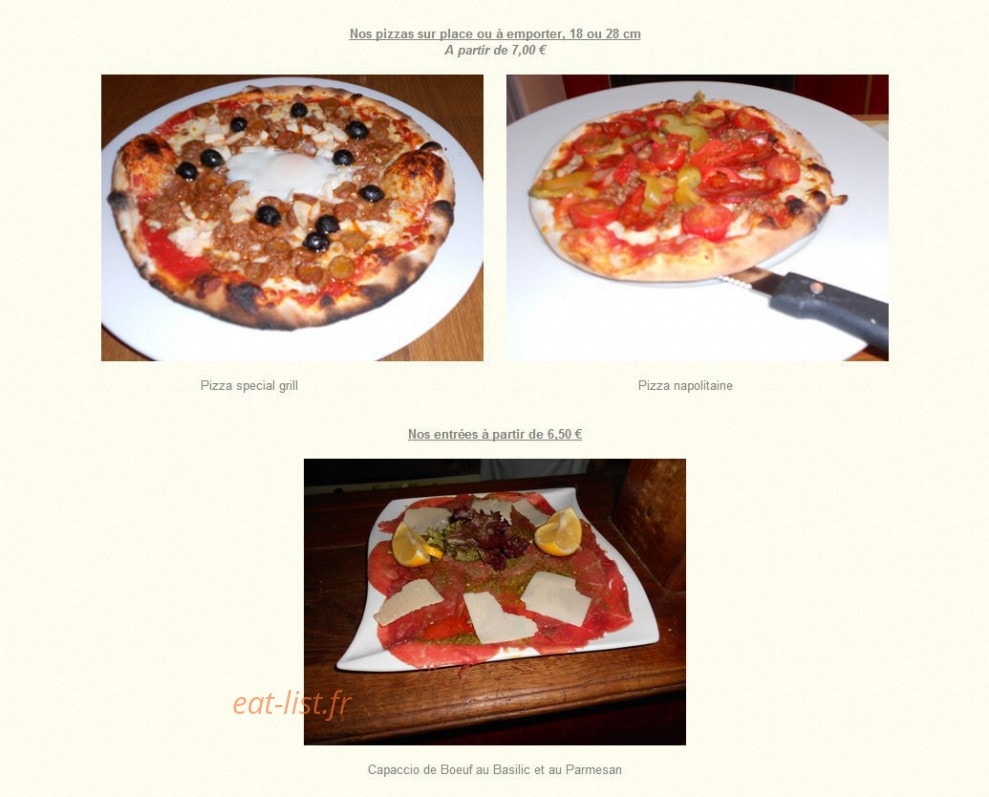 Le Plaisir De... — carte page 1