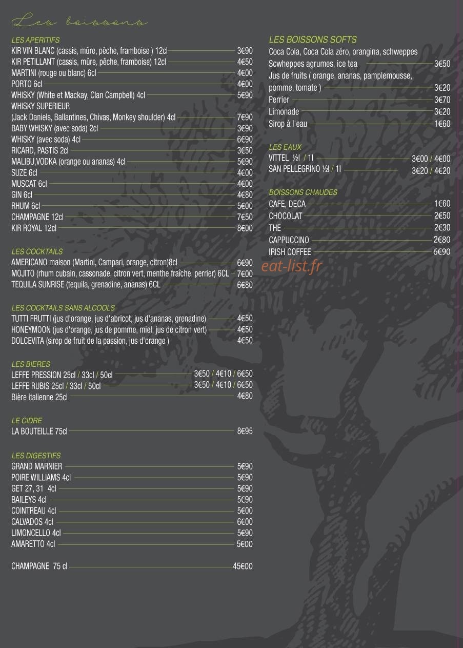 Les Oliviers — carte page 2