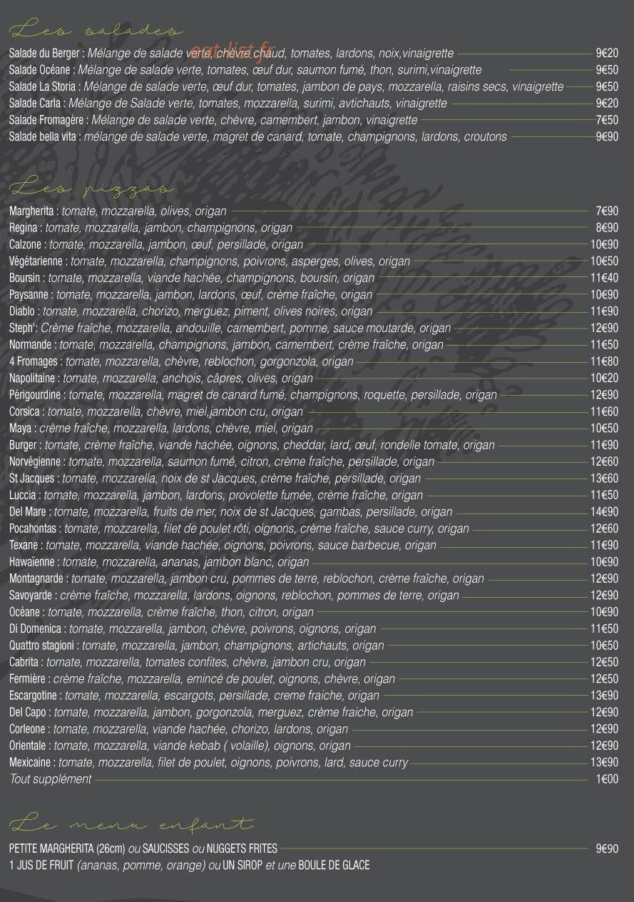 Les Oliviers — carte page 1