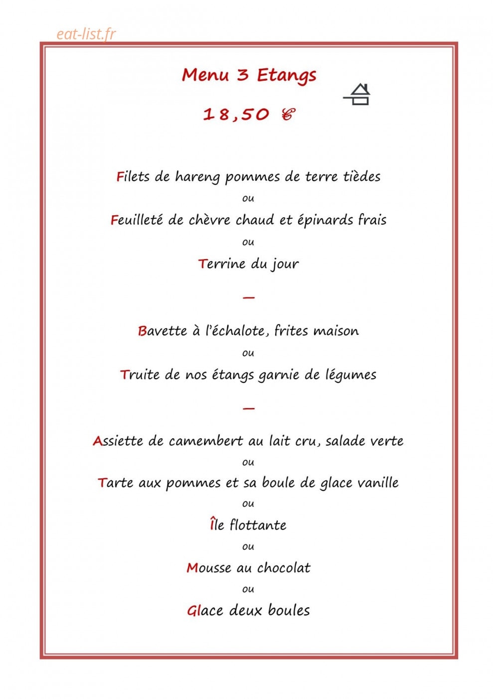 Les 3 Etangs — carte page 6
