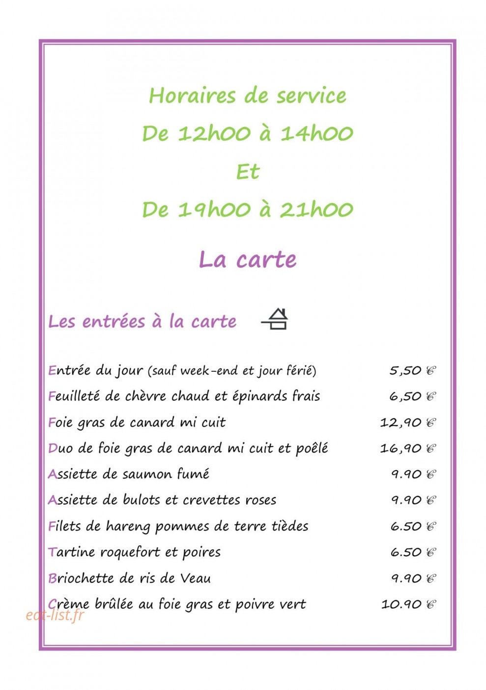 Les 3 Etangs — carte page 2