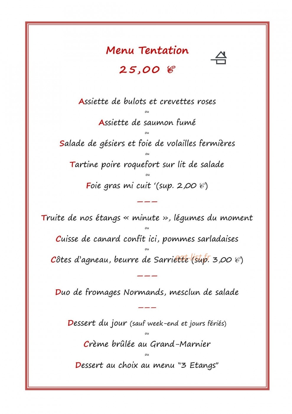 Les 3 Etangs — carte page 7
