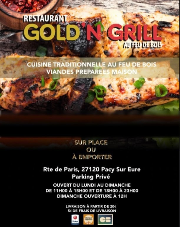 Gold’n Grill — carte page 1