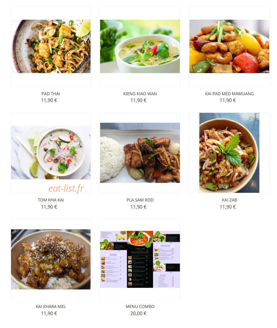 Thai Jing Jing — carte page 3
