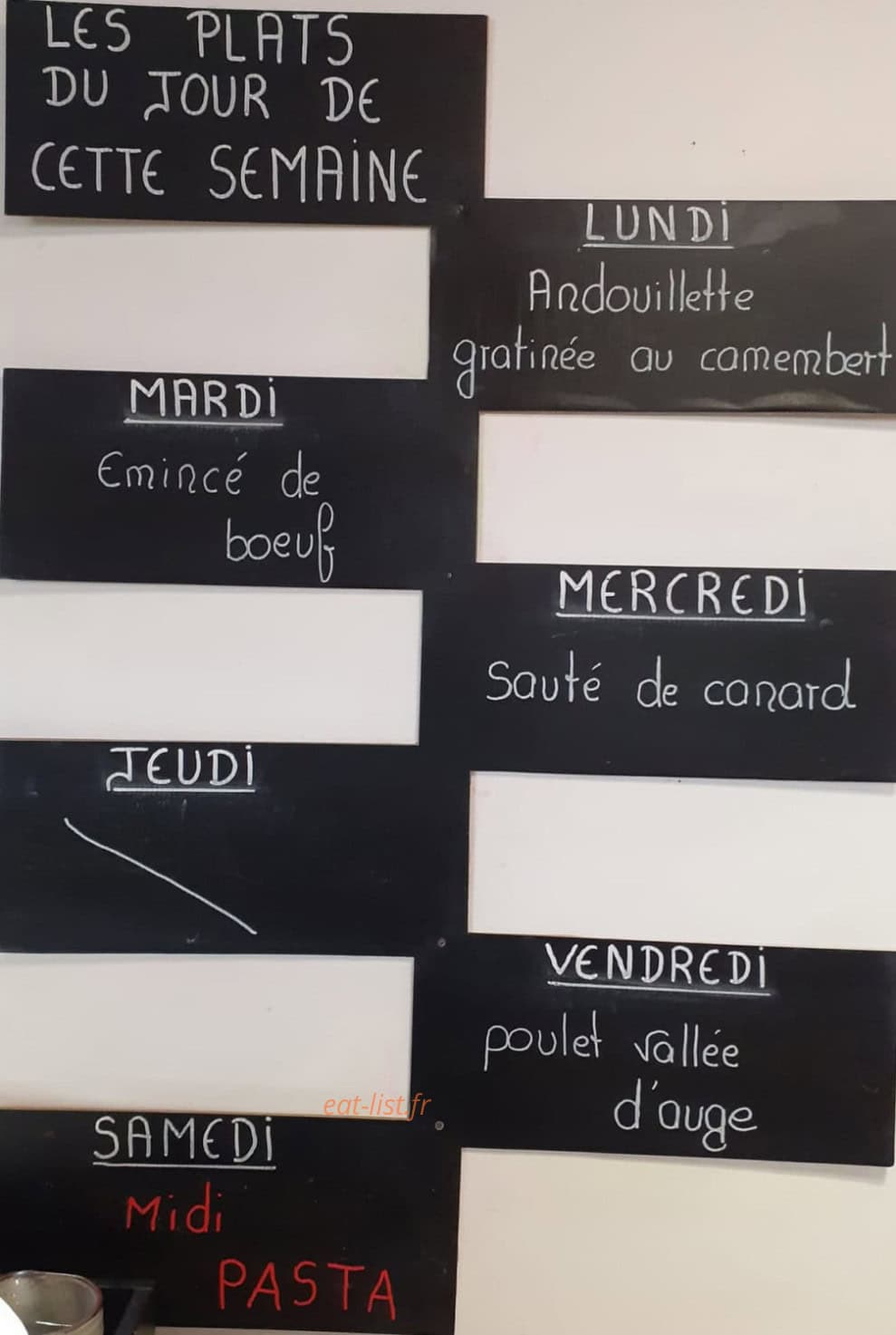 L'Ardoise Normande — carte page 1