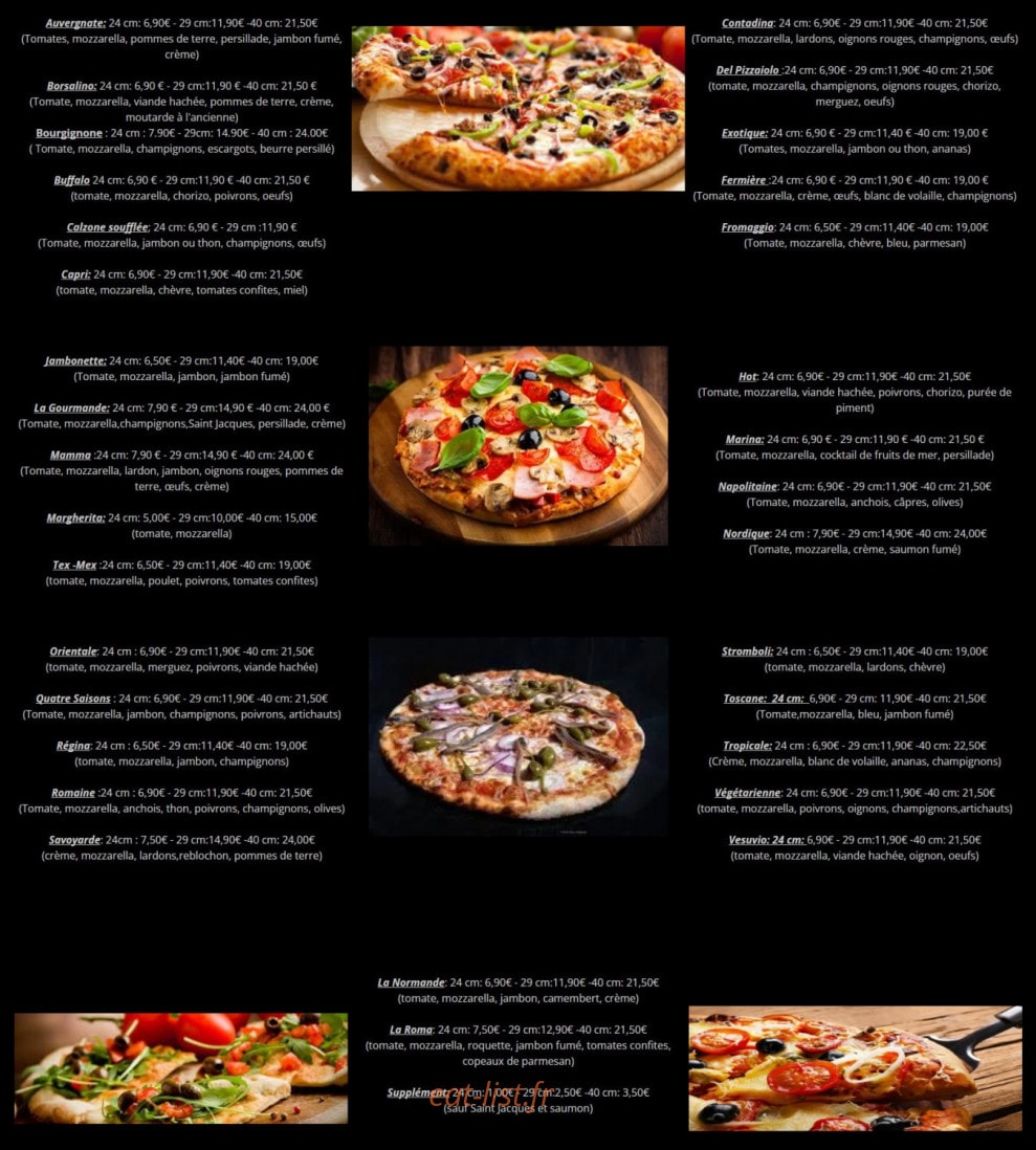 La Gourmande — carte page 1