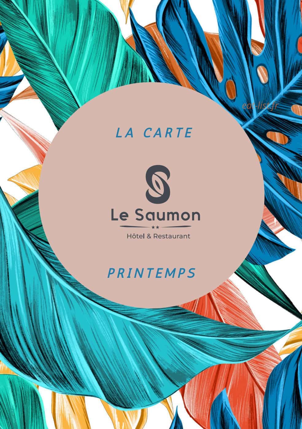 Le Saumon — carte page 1