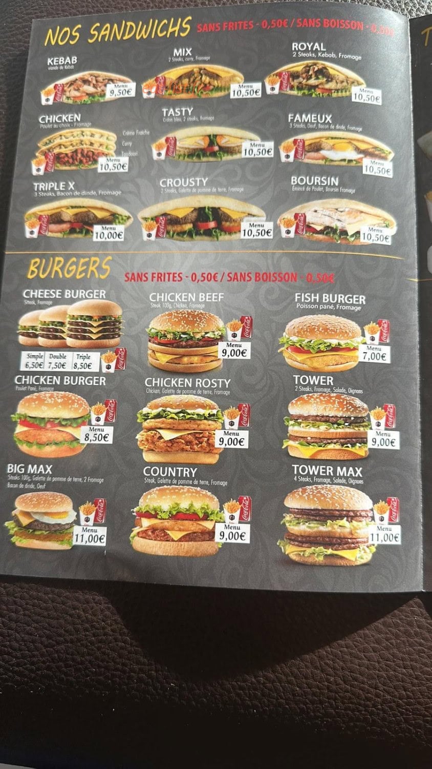 Punjab food — carte page 2