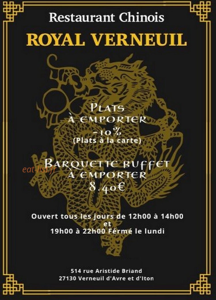 Royal Verneuil — carte page 1