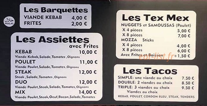 Show Burger — carte page 2