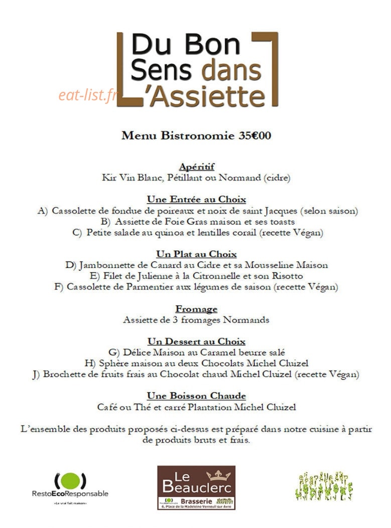 Le Beauclerc — carte page 1