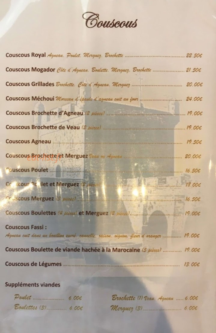 Le Mogador — carte page 2