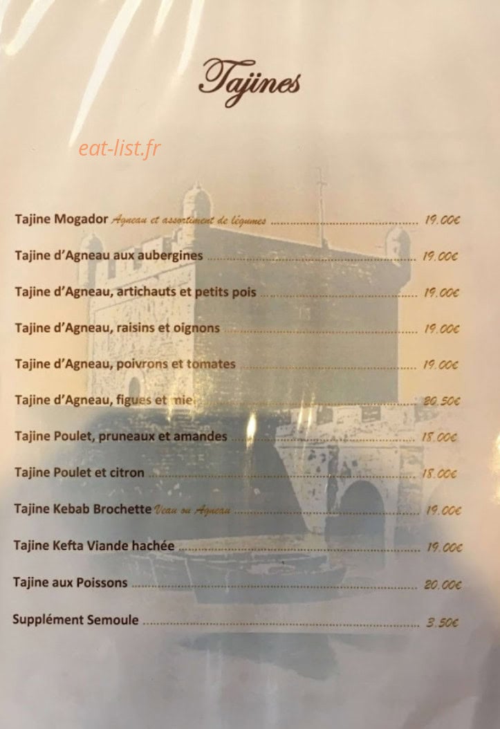 Le Mogador — carte page 3