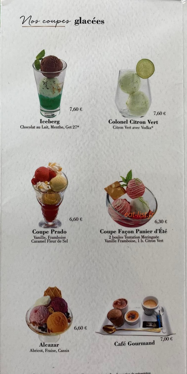 Le prado — carte page 6